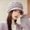 Winter Thickened Warm Rabbit Hair Mother Hat Outdoor Windproof Ear Protection Knitted Hat Wool Hat