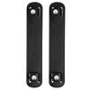 Uxcell 2pcs Inch Leather Shoulder Strap Pad Tote Bag Backpack with Removable Strap Black 8.98x1.65 Anti-Slip Cover,