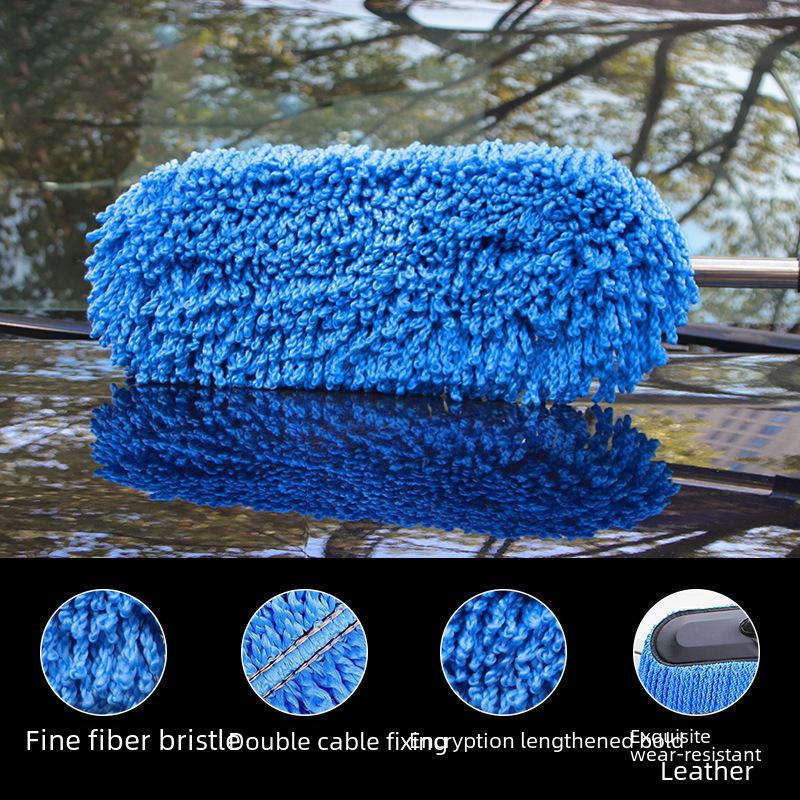 Dépoussiérant et vadrouille en nanofibres rétractables pour voiture pour le nettoyage