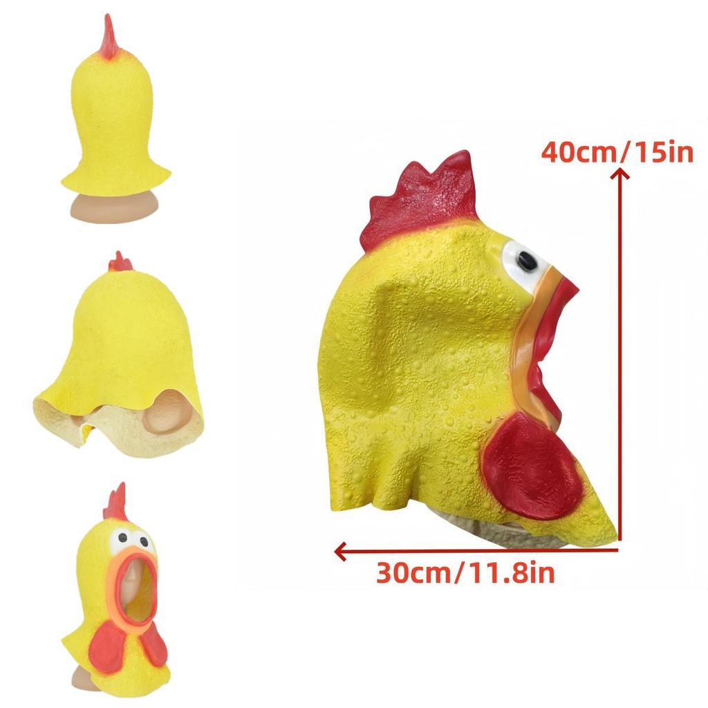 Funny Farm Animal Mask With Latex For Cosplay And Holiday Fun