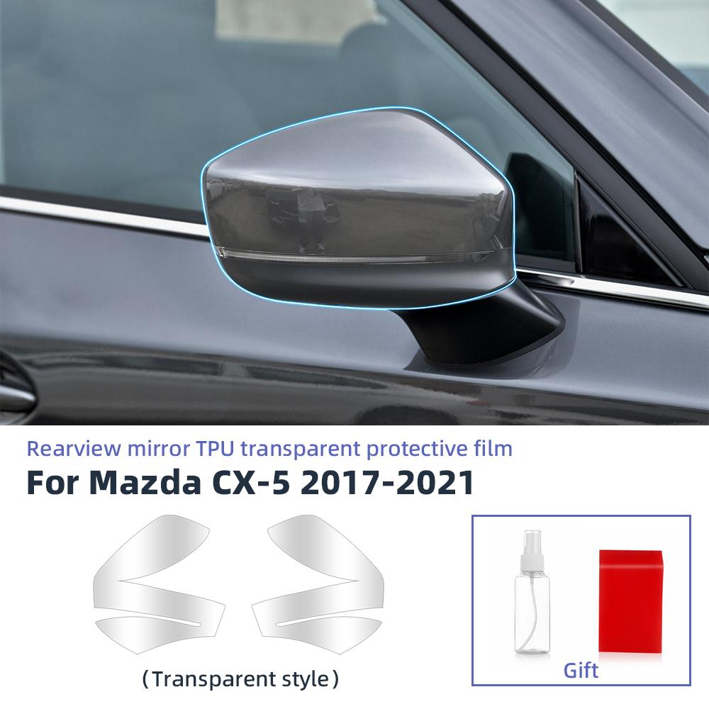 TPU Car Headlight Protective Film For Mazda CX-5 2017 2018 2019 2020 2021 Transport Smoke Anti-Scratch Auto External Accessories