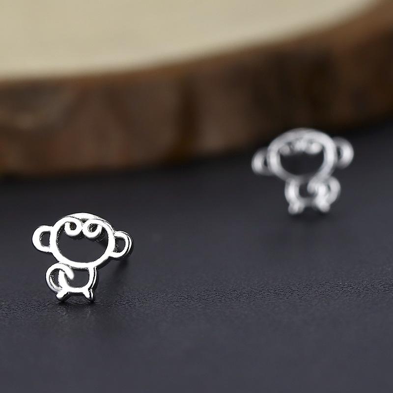 Little Monkey Earrings Ear Sticks Student Simple Ear Accessories