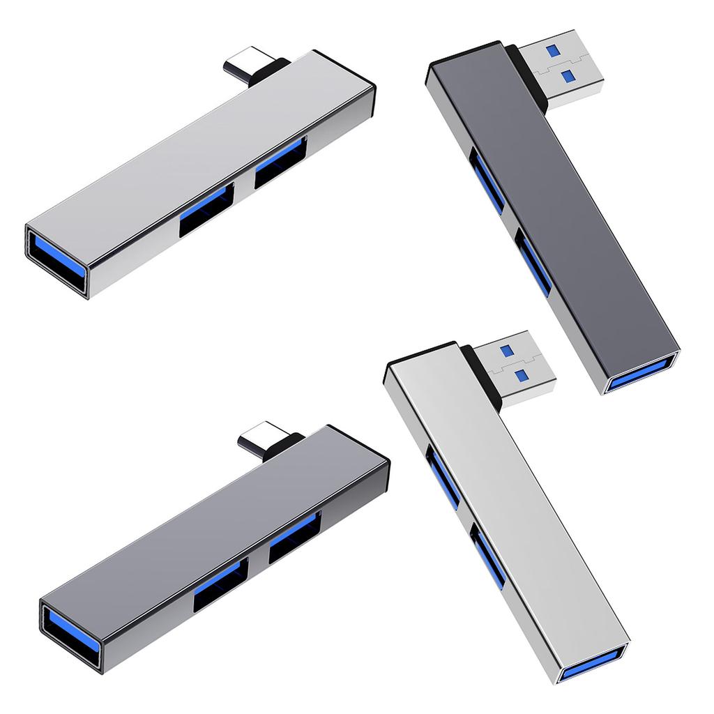 USB C Hub with 4 Ports Mini Data Hub for Laptops 2 USB2.0 and 1 USB3.0 Portable Expansion for PC Laptop