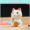 Cat Toy Ornament With Pvc Plastic For Garden And Office Decor