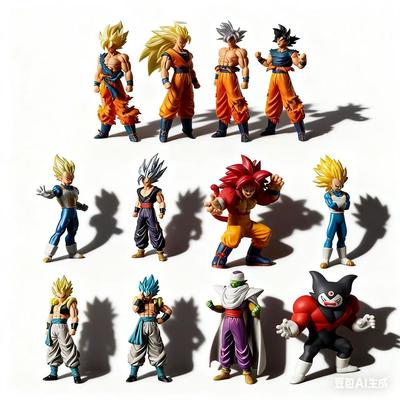Original The Great Demon HG Series Gacha Toys Goma Daio Son Goku Migatte No Gokui Anime Figure Model Ornaments Toys