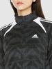 Adidas EVE09 Tiro Suit Up Lifestyle Track Size L Women's Top, Carbon/Black/White/White (IC6649),