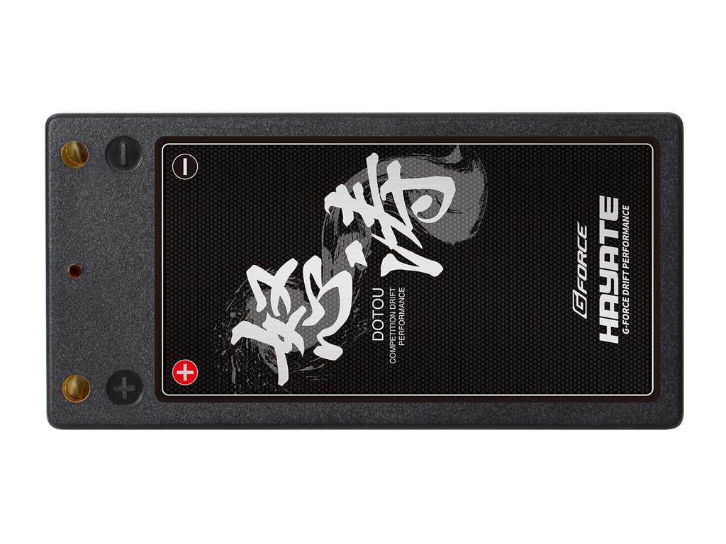 G-Force HAYATE Dotou LiPo for Drift 7.4V 3800mAh 120C240C for RC Cars GFG018 Official Japanese Product