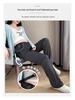 Ice Silk Maternity Wide-Leg Drawstring Pants - Spring/Summer Casual Wear