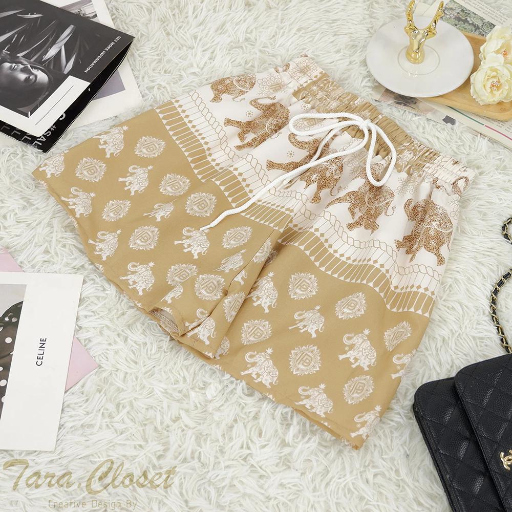 Boxing Muay Thai Shorts Elephant Pants Pattern Training Kickboxing Print Quick Dry Martial Art Unisex Men Women Fighting Fitness Sport Gym Workout