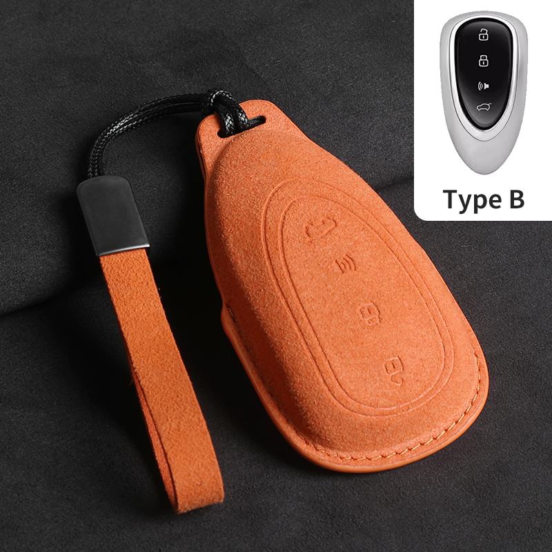 

Car Key Case Cover For Great Wall Wey Coffee 01 Coffee 02 Tank 300 Vv5 Vv6 Vv7 A1 A3 A4 A5 A7 A8 Suede Car Remote Key Fob