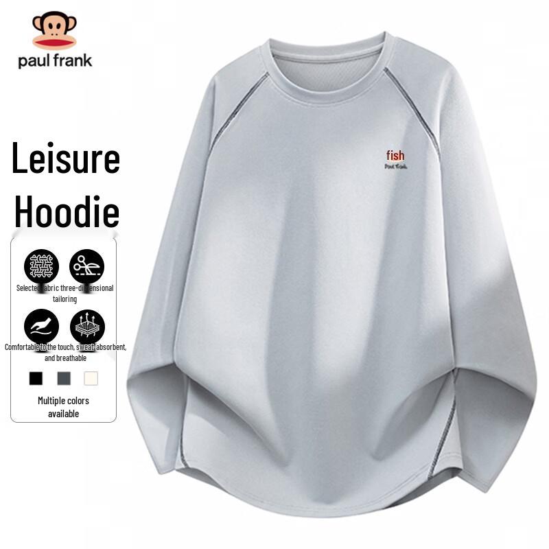 Paul Frank Men s Round Neck Raglan Sleeve Sweatshirt L