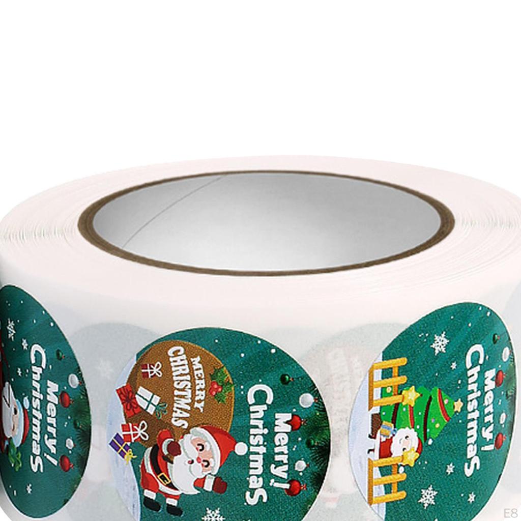 Christmas Party Stickers Seal Labels DIY Seals Game Paper for Card Making