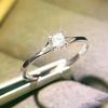 Minimalist Brilliant Cubic Zirconia 925 Sterling Silver Wedding Rings for Women Simple and Elegant Engagement Rings Jewelry