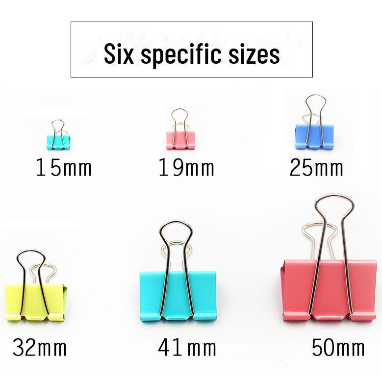 

Цветные металлические скрепки с длинным хвостом для офиса и школы