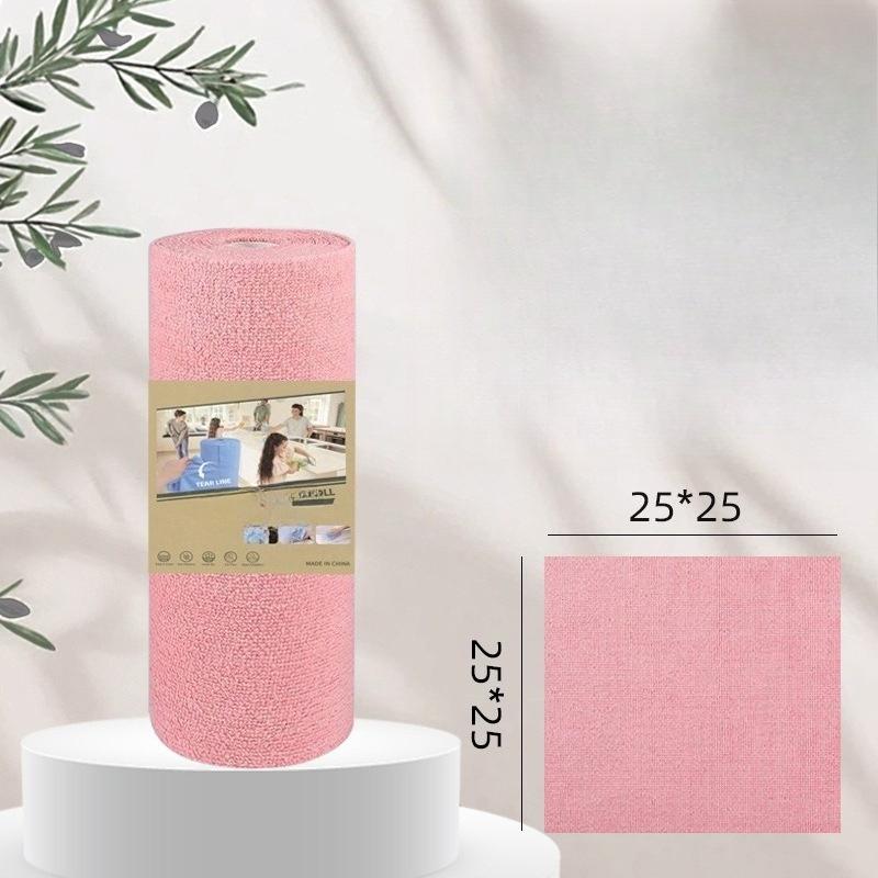 50sheets Reusable Cleaning Wipe Household Kitchen Cloth Towel Rolls Dish Rags Wash Paper Towel Replacement