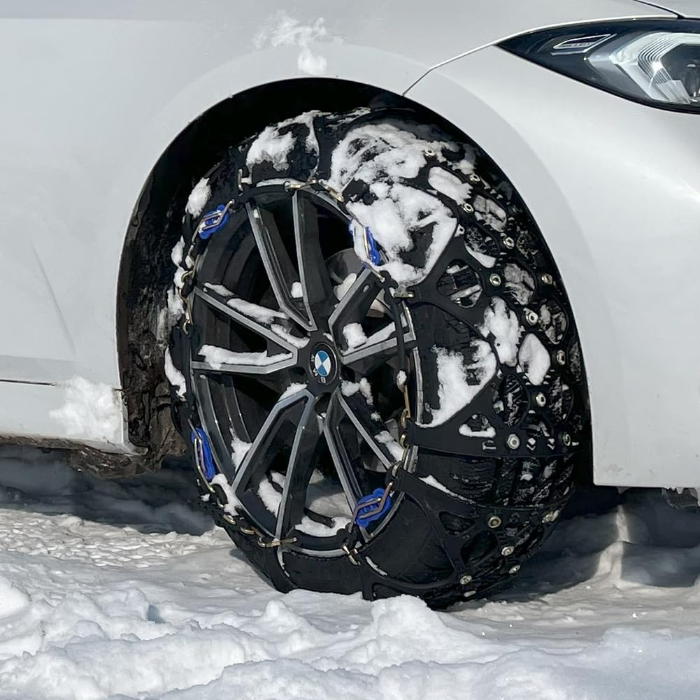 Hafif Kolay Uyumlu JASIDA Orijinal Kar Zincirleri Kış Kar Koruması 175R13 Metalik Olmayan Araçlar, Montaj, Yönetmelikler, (SC5)