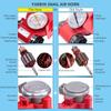 FARBIN Compact Air Horn with Compressor 12V/24V 120db Snail Electric Car Horn Super Loud with Wiring Harness