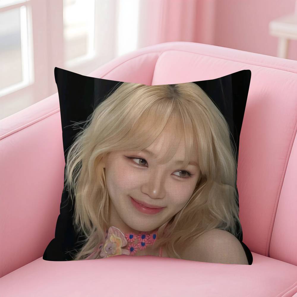 Singer C-Chaewon Beauty Pillow Cover For Bedroom Room And Living Room Sofa Decorative Cushion Cover