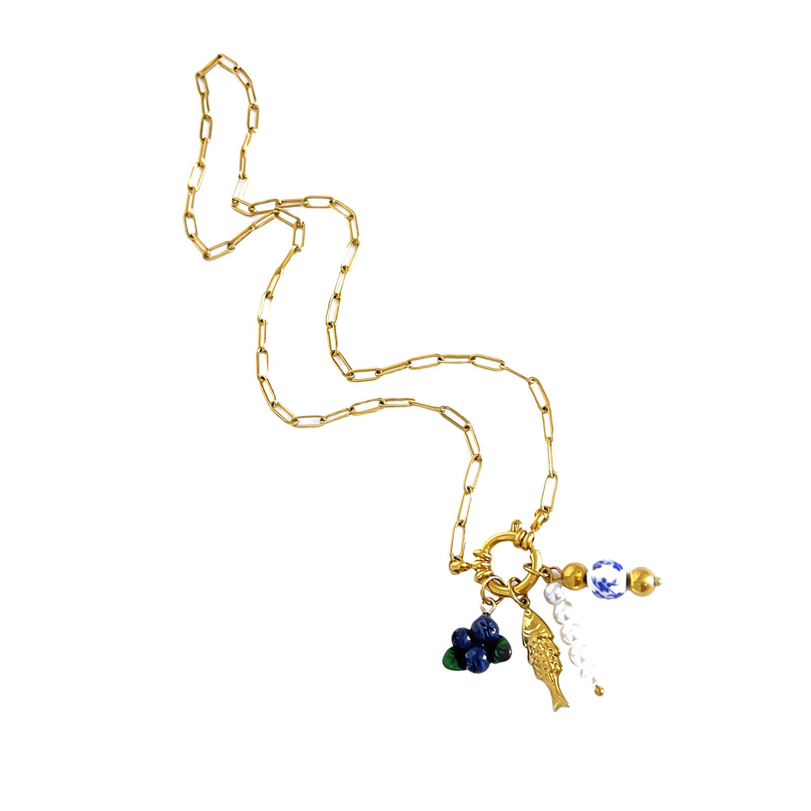 

Элегантное ожерелье с подвеской из искусственного жемчуга в виде винограда и черники, текстура из титановой стали, подходит для модных женщин, подарок 2