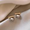 Elegant Zircon Pearl French Retro Luxury Earrings 2025
