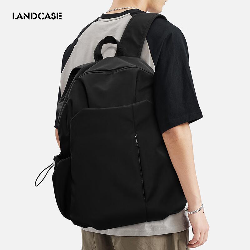 Landcase Backpack for Men, Casual Shoulder Bag for Middle School Students, Large Capacity Laptop Backpack