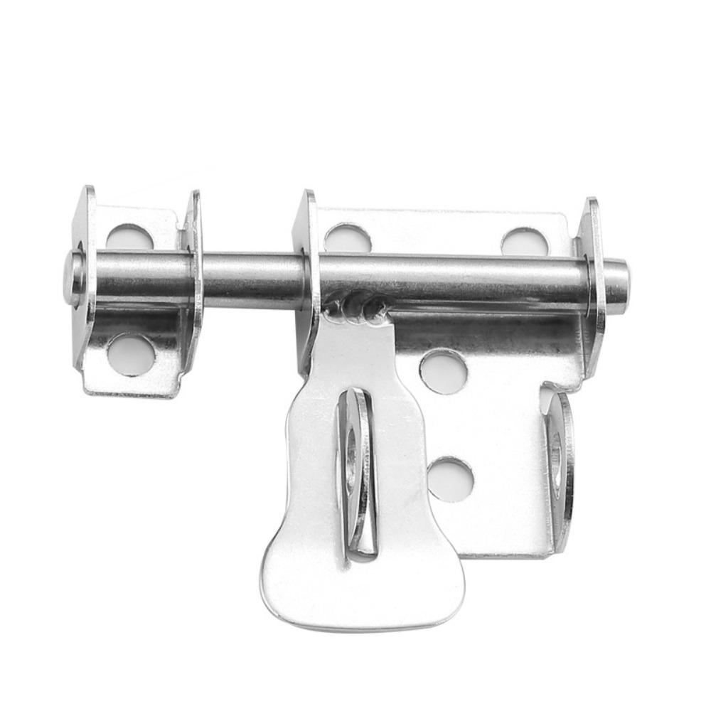 Toilet Door Lock Sliding Bolts Latch Stainless Steel Hasp Lock Safety Door Latch  Home