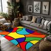 Geometric Area Rug Modern Abstract Carpet Living Room Floor Mat Home Decor Non Slip Indoor Outdoor Doormat Stylish Floor Coverin