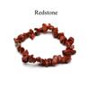 Reiki Healing Crystal Gravel Stretch Bracelet, Bohemian Energy Natural Stone Gemstone Bracelets for Women Men Christmas Halloween Jewelry Gifts 6-7mm
