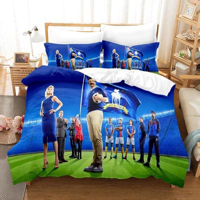 Ted Lasso Boys Bedroom Bedspread Single Twin Full King Size Aldult 3D Season Duvet Cover Bed Set Quilt Cover Pillowcase