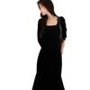 Elegant Coco Style Spring Suit Set: Women's Long Sleeve Jacket + Skirt