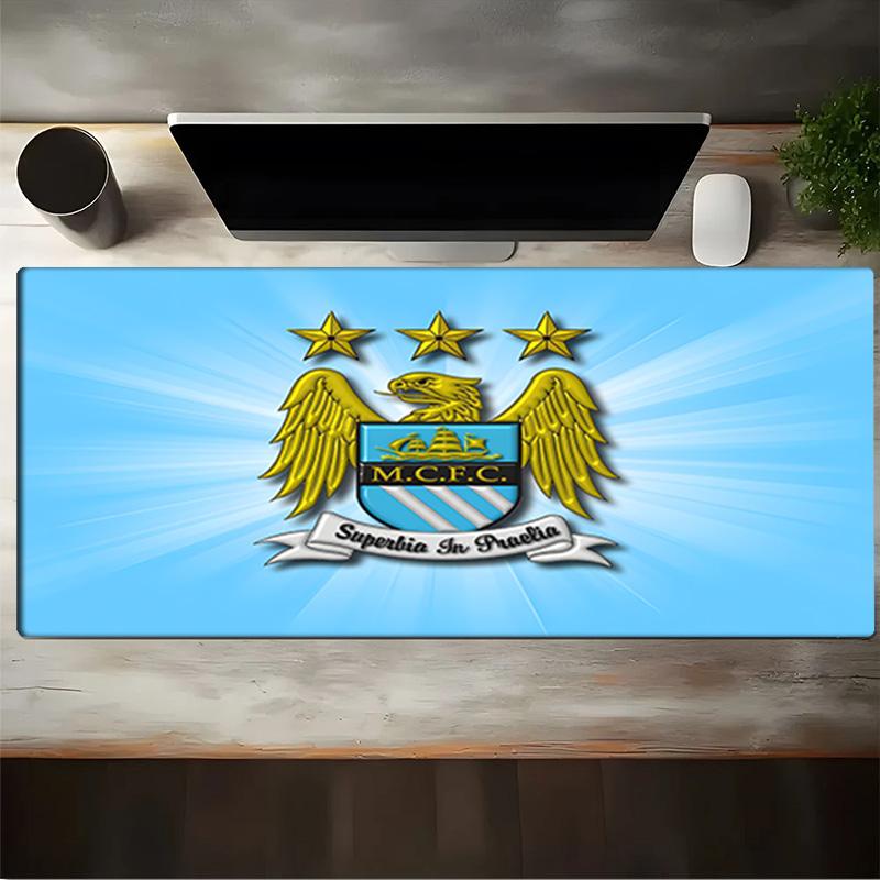 Football Manchester Crest Mouse Pad, Gaming Mouse Pad, Keyboard Pad, Desk Decor for Computer Notebook Fan Gift Birthday Gift