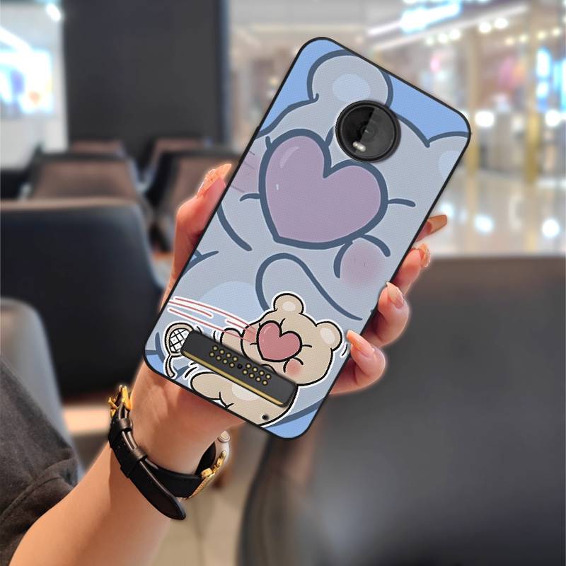 Cartoon Stoßfestes Handyhülle Für MOTO Z4 Play Graffiti Modedesign Wasserdicht Schmutzabweisend Anti-Knock TPU Langlebig
