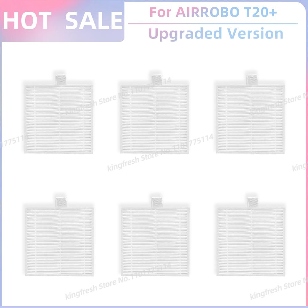 Passend für AIRROBO T20+ / T25+ / T30+ / L40+ / L50+ / L60+ / FIXR T20 Ersatzteile: Hauptwalze, Seitenbürste, Filter, Wischmopp, Tuch, Staubbeutel