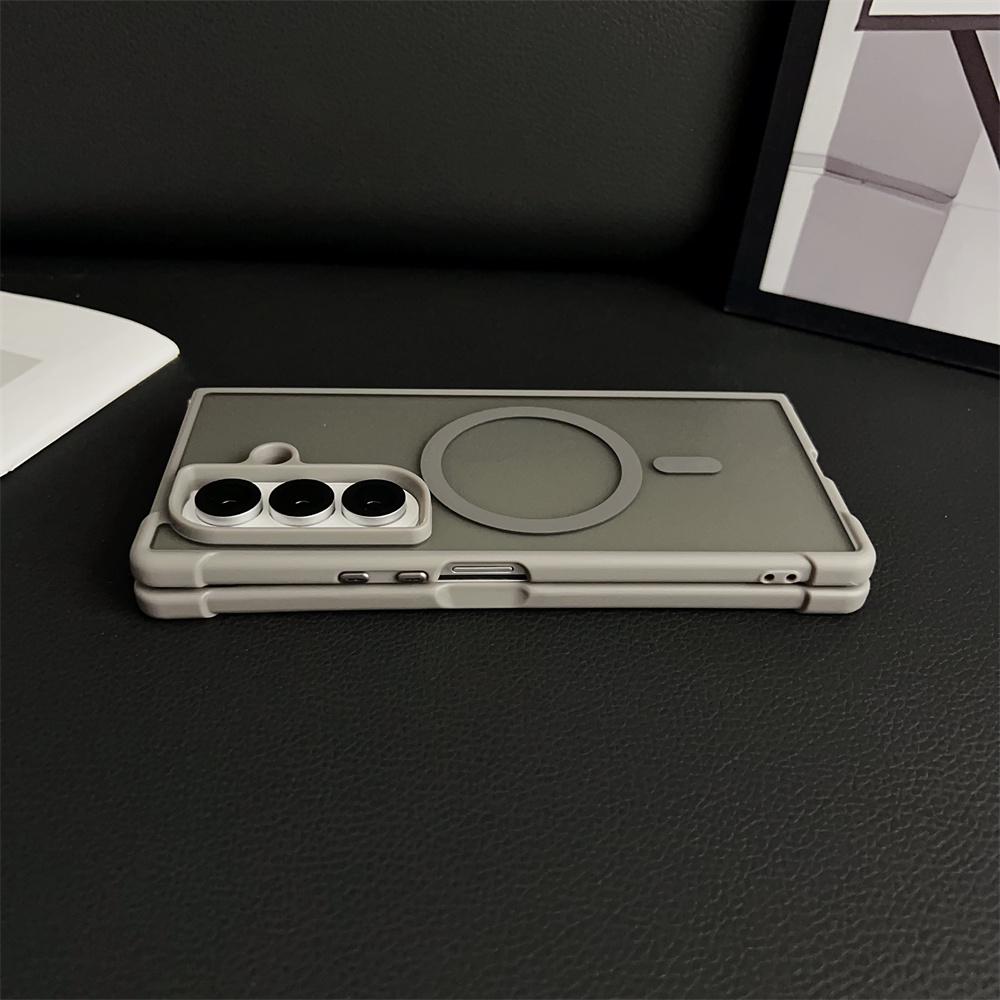 For Samsung Galaxy Z Fold7 5G Magnetic Case Shockproof Matte PC+TPU Phone Cover