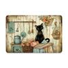 Im Garten Vintage Floral Gartenarbeit Metallblechschild Retro Natur Wanddekor Rustikales Schild für Gewächshaus Garten Sie