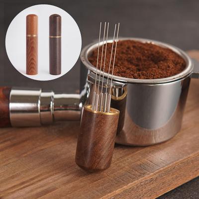 Portable Coffee Diffuser 8-needle Durable Espresso Powder Stirrer Distributor Leveler