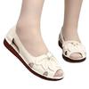 2025 Summer New Sandals Women's  Work Soft-soled Shoes  Non-slip Hollow Fish Mouth Mother Sandals