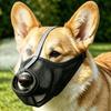 Breathable Mesh Puppy Mouth Cover Washable Dog Face Cover Portable Dog Muzzle  Pet Supplies