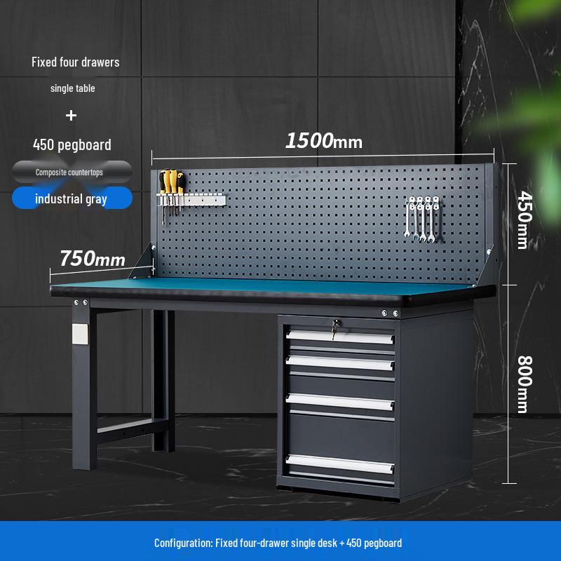 Heavy-Duty Stainless Steel Anti-Static Workbench for Laboratory and Workshop Use