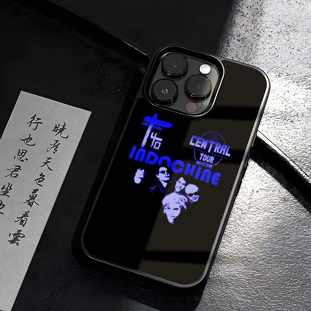 

Best Of Indochine Band Phone Case PC+TPU For IPhone 15ProMax 13 11 12 14 Pro Xs Max Mini Xr X 7 8 6 6s Plus Cover iPhone8