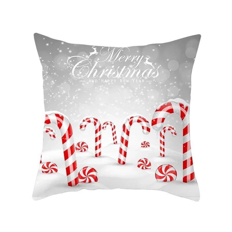 Christmas Themed Pillowcases Car Ornaments Office Santa Claus Living Room Sofa Home Pillowcases