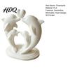 3D Printed Pla Art for Bedroom Dolphin Family of Four Ornament with Heart Design Minimalist Small Figurines Photo Props Desktop Animal Sculpture Home