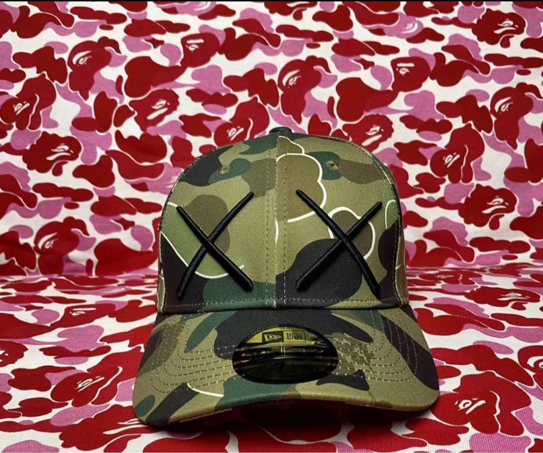 

[USED] A BATHING APE x KAWS collaboration cap