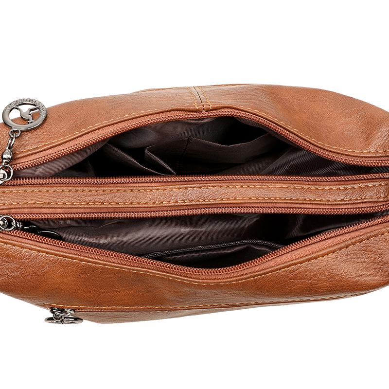 Torebka listonoszka w stylu vintage o dużej pojemności, dojeżdżająca do pracy, ręczna, na ramię, torba dla mamy w średnim wieku