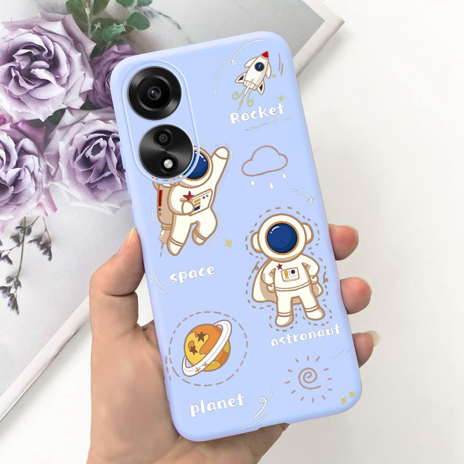 For OPPO A78 Case Oppo A78 4G CPH2565 Cute Fashion Candy Color Soft Silicone TPU Phone Back Cover For OppoA78 A 78 4G 2023