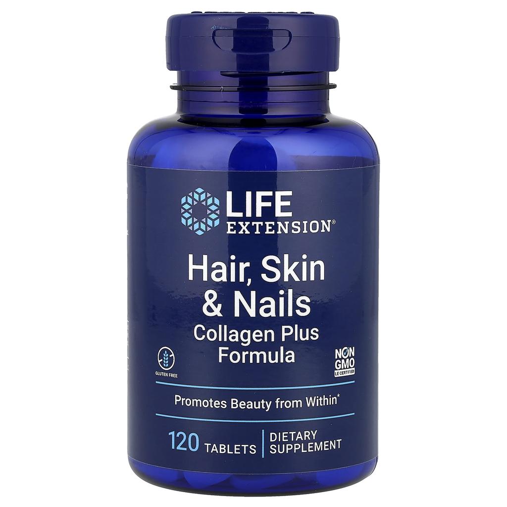 Hair, Skin, Nails, Collagen Plus Formula, 120 Tablets
