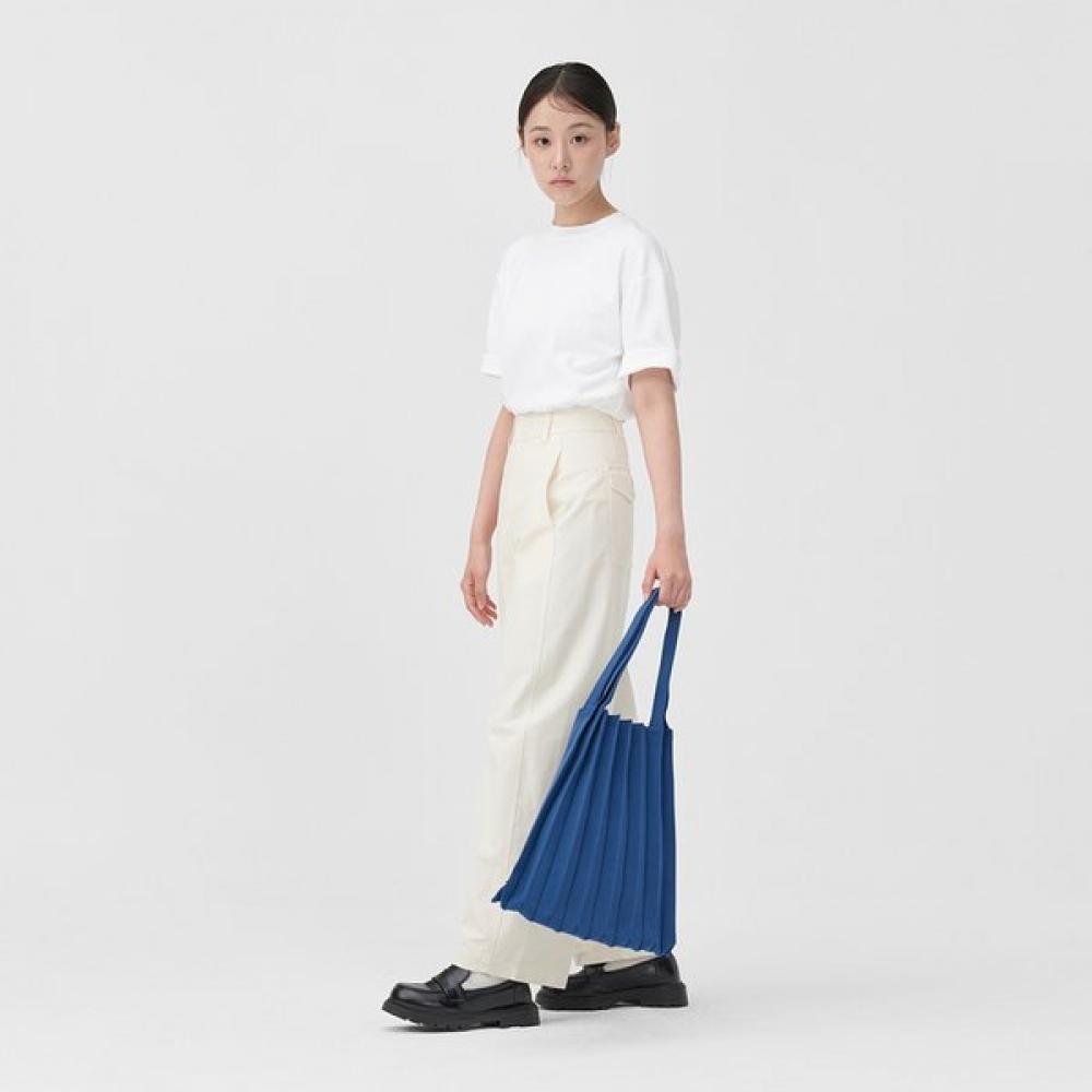 Pleatsmama Shoulder Bag Blue New