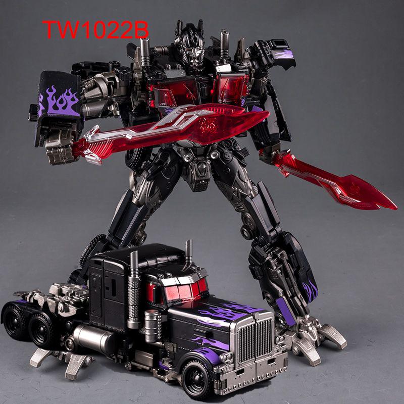 Transformation Toys Optimus Commander Flying Wing Car Deformation Model Action Figure Robot Anime BAIWEI TW1022 TW1022EX SS44 Poseable Articulated