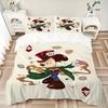 3pcs Mickey Printed Bedding Set, Breathable And Soft, Machine Washable, Christmas Gift, Suitable for Bedroom Decoration, 093
