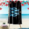 Serviette de Plage Imprimée Olympique de Marseille, Grande Serviette Douce à Séchage Rapide pour Plage Camping Natation